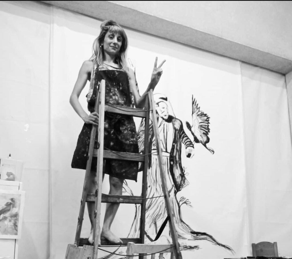 Jessica Sharon en el estudio